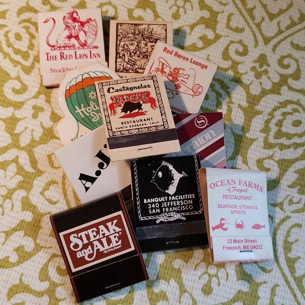 Advertising matchbook vtg 10